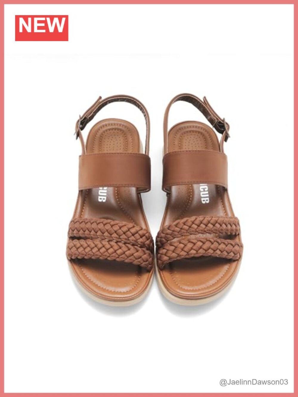 Braided Flat Sandals Ankle Strap Open Toe Summer Comfort Platform Slingback